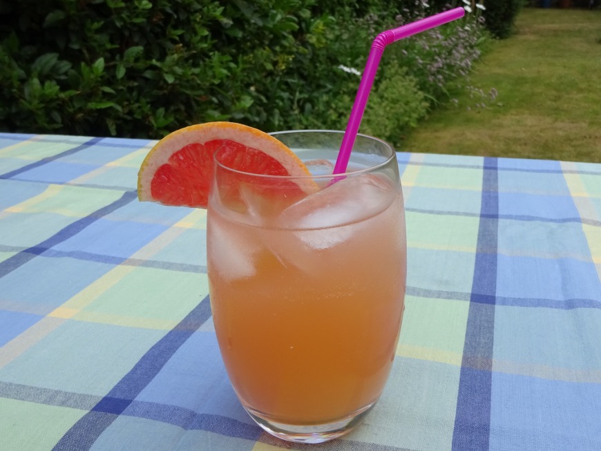 Sparkling Pink Grapefruit and Cranberry
